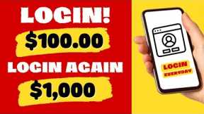 Just Login To This App Daily & Get Paid $100+ *Easy Method* (Make Money Online)