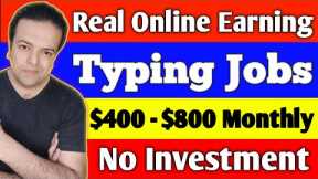 Easy typing jobs to earn money online 2022 | Online earning without investment | Outsourcely