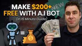 How To Make Money Online With A.I Bots As A Beginner In 2022 (Step by Step)