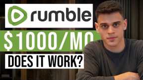 Rumble App Review - How to Make Money Online from Home Uploading Videos (2022)