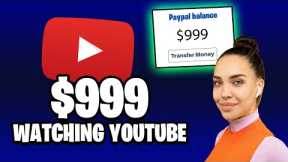 Earn $999 By Watching YouTube Videos NEW WEBSITE - WORLDWIDE (Make Money Online 2022)