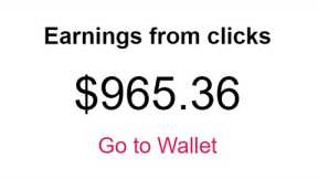 $0.003 “PER CLICK” Not ClickBait 🤑I Made $965.36🤑 - How To Make Money Online 2023