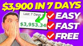 Easiest Way To Make PASSIVE INCOME With AFFILIATE MARKETING For FREE & Earn Over $3900/Wk
