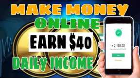 ||Make money online||Earn $40 a day||New USDT earning app||