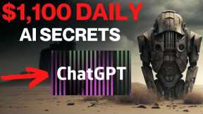 Chat GPT Secret Earns $1,100 Daily With Ai Image (SIMPLEST WAY TO MAKE MONEY ONLINE)