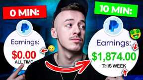 This 10-MINUTE Methods Pays +$1,000 EVERY WEEK! NO Skills Needed! (Make Money Online In 2023)