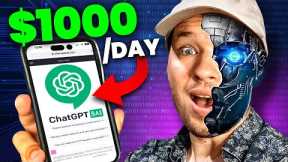 ($1,000/day) How To Make PASSIVE INCOME With ChatGPT...
