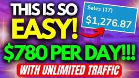 Get Paid +$780.00 Per Day With This UNLIMITED Traffic Source! | Affiliate Marketing 2023