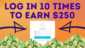 CLAIM FREE $250 Logging In Using Your Phone EVERY TIME! (Make Money Online 2023)