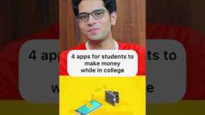 Money making applications for students 😍 #shorts