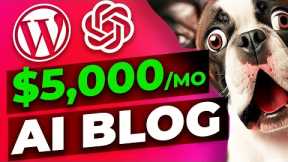 PASSIVE INCOME from ChatGPT, AI Blogging, and Affiliate Marketing