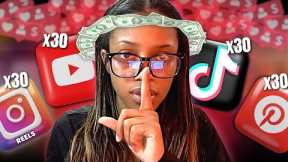 BULK Create 30 VIDEOS in 1 HOUR Using AI To Make Money With Social Media Pages (FULL TUTORIAL)