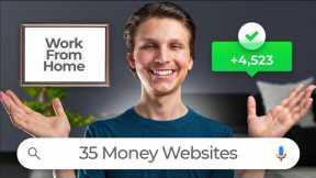35 Easy Websites To Make Money Online (Work From Home Jobs)
