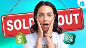 How To Use ChatGPT To Sell Out Every Product Collection in Your Shopify Store