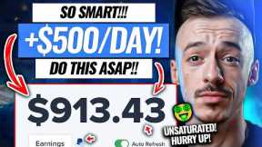Smart Way To Earn $500/DAY Online (NOBODY IS DOING THIS!) Passive Income + Fast Cash!