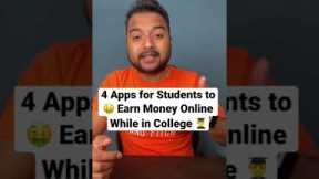 ✅ Mobile Earning Apps for Students (NO INVESTMENT) | Earn Money Online from Mobile in 2022 #shorts