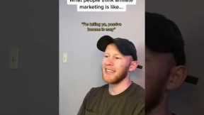 Affiliate marketing expectations vs reality