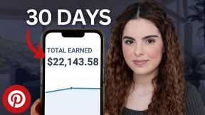 Pinterest Affiliate Marketing Guide - How I Made $22,143 in 30 Days (2024 Method)