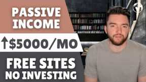 11 Websites to Make Money Online Passively Without Investing - ⬆️$5,000/mo