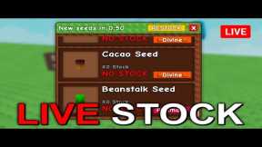 Live 🔴 | GROW A GARDEN NEW STOCK, WEATHER! & NEW EGGS 24/7!