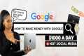 NEW!! $1800 A Day With Google As A