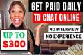 Get Paid to Chat Online: Earn Up to