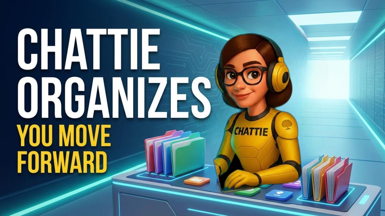 Ditch manual organizing. Move forward with Chattie