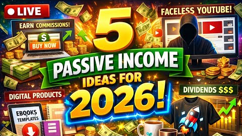 😯Five ways to earn passive income upto $1000 | Earn money online | How to make passive income