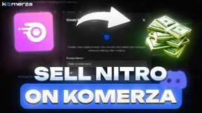 How to start selling Discord Nitro on Komerza.com