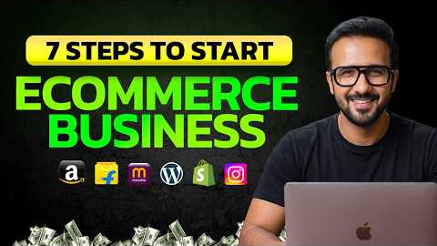 7 Steps to Start Ecommerce Business in 2026 ✅ (Amazon, Flipkart, Meesho & Website)