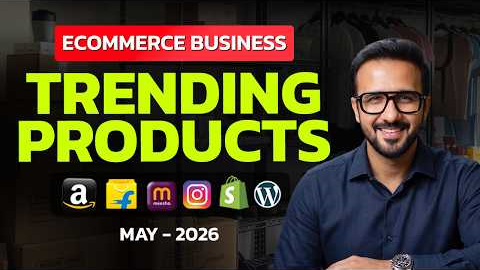 Best Selling Trending Products May 2026 ✅ Ecommerce Business Beginners 💼 Amazon, Flipkart & Meesho