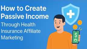 How to Create Passive Income with Health Insurance Affiliate Marketing | Earn Money Online in USA