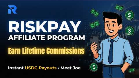 RiskPay Affiliate Program: Earn Lifetime Commissions + USDC Payouts